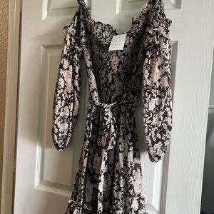 Floral Off-Shoulder Dress